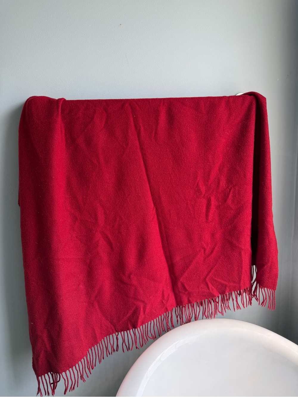 Eagle Plaid 100% Cashmere Blanket /Throw